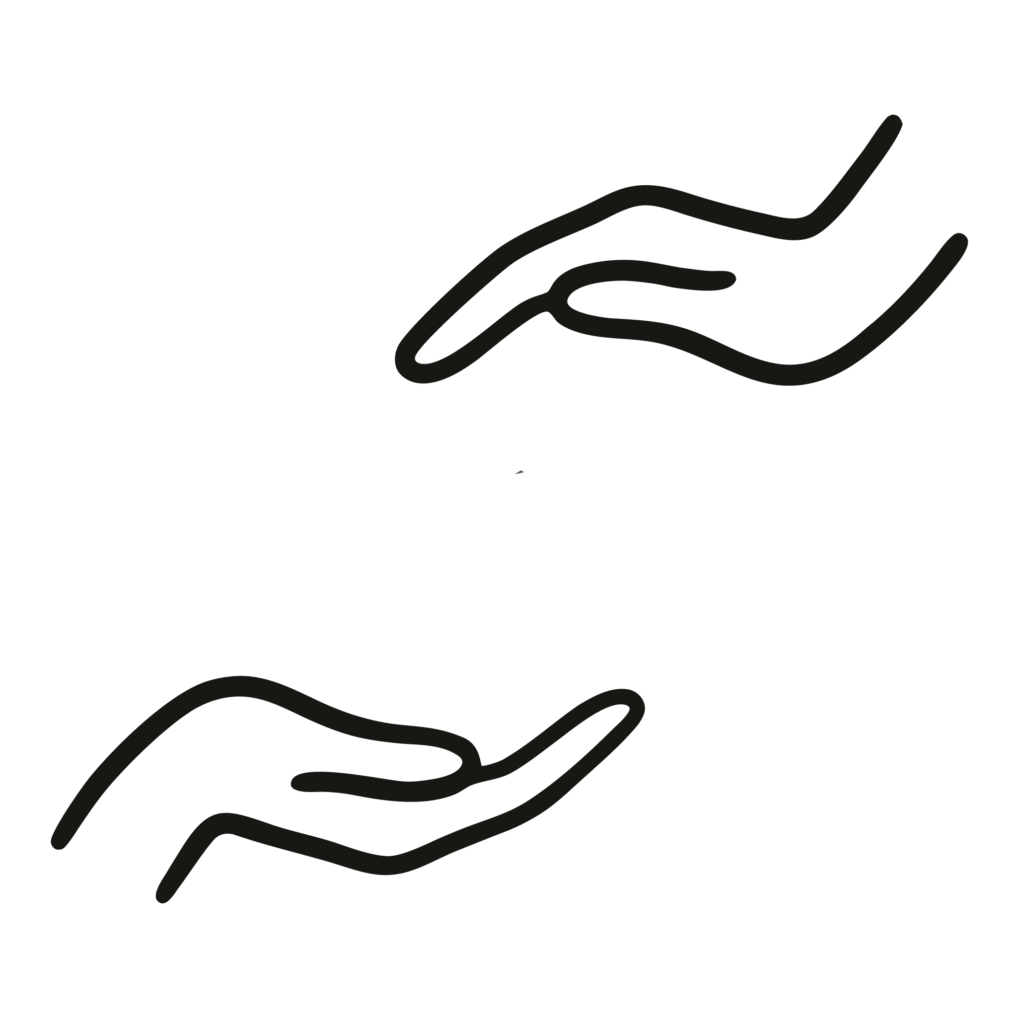 Two hands passing a gift box — a reciprocal invite exchange.